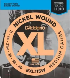 Струны для электрогитары D'Addario EXL115W — фото 9