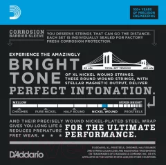 Струны для бас-гитары D'Addario EXL170TP 2 (Soft, 45-100, Long) — фото 2