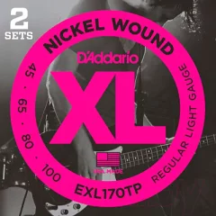 Струны для бас-гитары D'Addario EXL170TP 2 (Soft, 45-100, Long) — фото 5