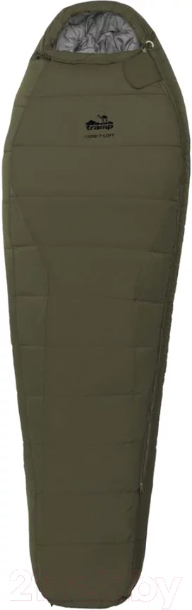 Спальный мешок Tramp Fjord T-Loft Regular Olive / TRS-049R-oliv-LT (левый)