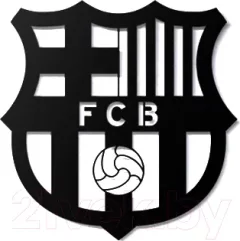 Декор настенный Arthata Football Club Barcelona 50x50-B / 113-1 (черный) — фото 5