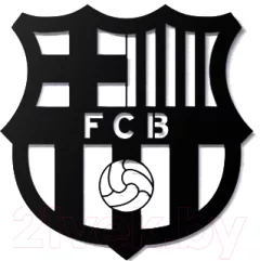 Декор настенный Arthata Football Club Barcelona 60x60-B / 113-1 (черный) — фото 1