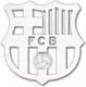 Декор настенный Arthata Football Club Barcelona 60x60-V / 113-1 (белый) — фото 2
