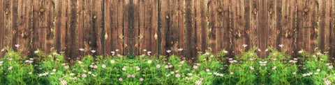 Фотофасад Arthata Деревянный забор / FotoSetka-600-60 (600x156)