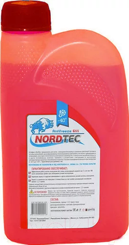 Антифриз Nordtec Концентрат G12 (1.5л, красный)