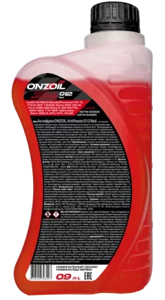 Антифриз Onzoil G12 (0.9л, красный) — фото 6