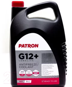 Антифриз Patron G12+ / PCF2005 (5кг, красный) — фото 1