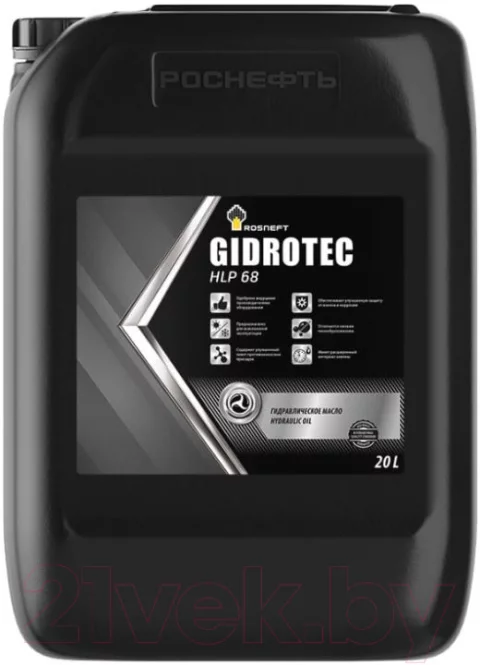 Индустриальное масло Роснефть Gidrotec HLP 68 / 40694260 (20л)
