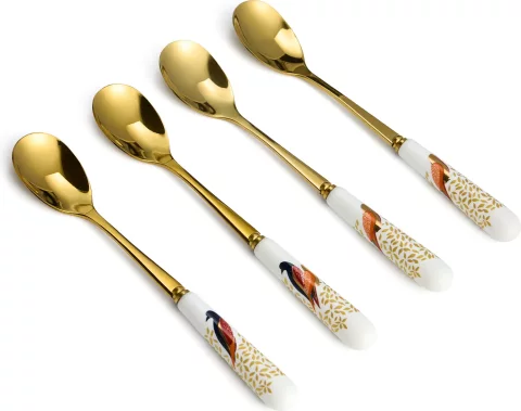 Набор чайных ложек Lefard Golden Birds 419-147