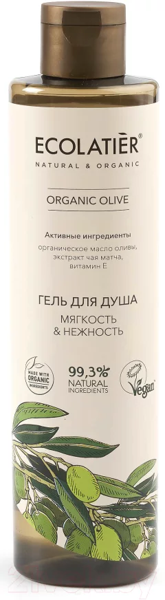 Гель для душа Ecolatier Green Olive Мягкость & Нежность (350мл) — фото 1
