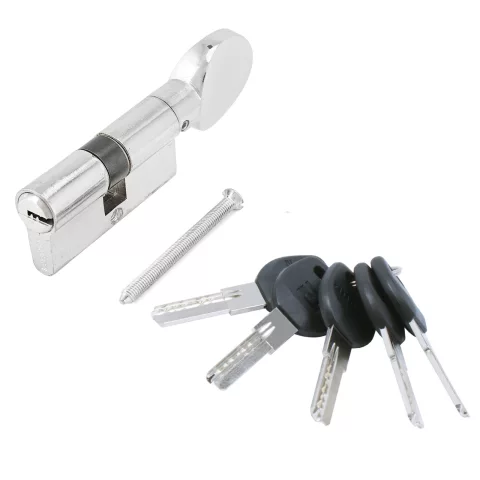 Цилиндровый механизм замка Аллюр HD FG 60-5К CP (30x30G) (хром)