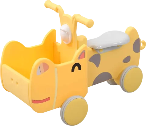 Каталка детская UNIX Kids Hippo Yellow / ptscar68yel