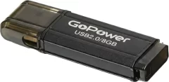USB flash накопитель GoPower HIT 8GB USB2.0 / 00-00035947 (черный) — фото 1