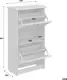 Тумба для обуви MODULA Гранда INV07T-2D-540/295/961(22) (графит/дуб натюрель) — фото 8
