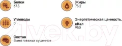 Набор лакомств для собак Кусьняшка Вымя говяжье (6уп) — фото 6
