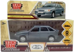 Автомобиль игрушечный Технопарк Lada -2114 Samara / 2114-12-GY — фото 1