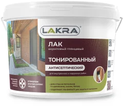 Лак Лакра ВД тонированный (2.5кг, махагон) — фото 1