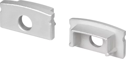 Заглушка для профиля Arlight LINE-1708 Silver с отверстием / 054381