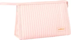 Косметичка Kristaller Love Peace Rectangular стеганая / 25010 (пастельно-розовый) — фото 1