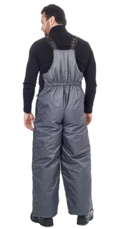 Костюм для охоты и рыбалки Huntsman Полюс Lux -40°C (р.68-70/182-188, серый/черный) — фото 4