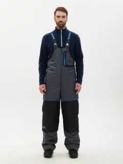 Костюм для охоты и рыбалки Huntsman Полюс Lux V2 -45°C (р.48-50/182-188, серый/черный) — фото 3