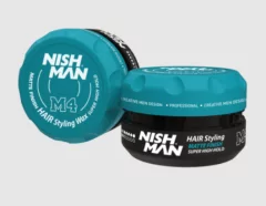 Воск для укладки волос NishMan M4 Hair Matte сильной фиксации (30мл) — фото 2