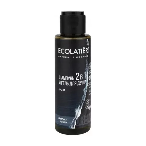 Шампунь-гель для душа Ecolatier Man Грейпфрут и Вербена 2в1 (100мл)