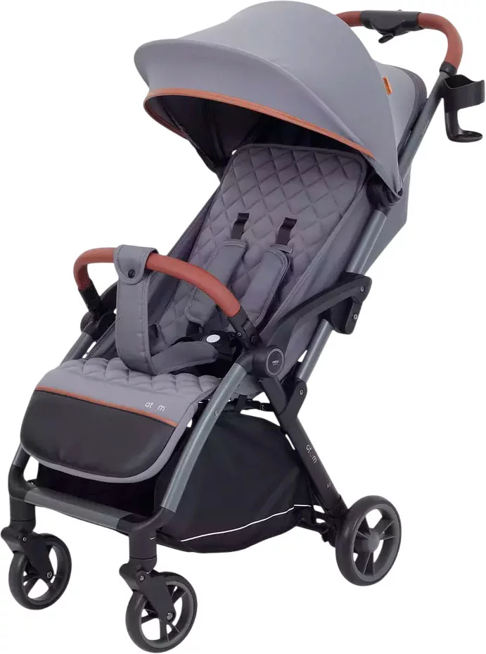 Детская прогулочная коляска MOWbaby Атом / MB200 (Grey)
