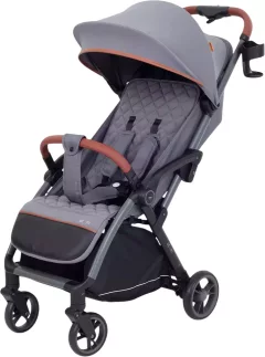 Детская прогулочная коляска MOWbaby Атом / MB200 (Grey) — фото 1
