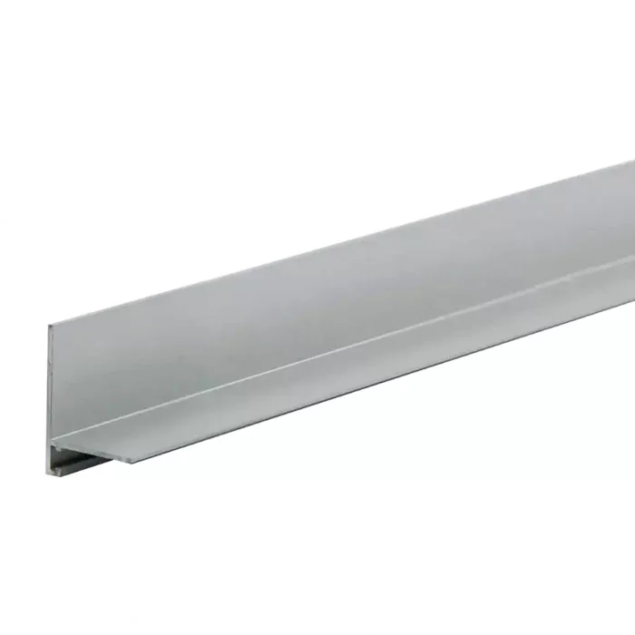 Микроплинтус КТМ-2000 MC16-20-01E 16-20мм 2.4м (серебристый)