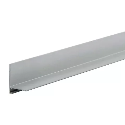 Микроплинтус КТМ-2000 MC16-20-01E 16-20мм 2.4м (серебристый)
