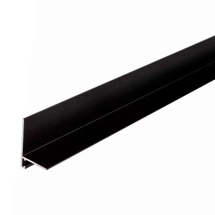 Микроплинтус КТМ-2000 MC16-20-05E 16-20мм 2.4м (черный)