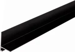 Микроплинтус КТМ-2000 MC16-20-05E 16-20мм 2.4м (черный) — фото 9