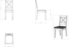 Набор стульев Мебель-Класс Юнона (Onix 3/Cream White) — фото 7