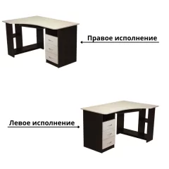 Компьютерный стол Мебель-Класс Престиж (венге/ясень шимо светлый, левый) — фото 4