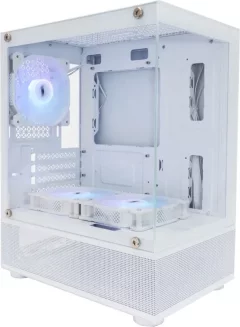 Корпус для компьютера 1stPlayer MIKU Mi2-A ARGB / Mi2-A-WH-2FC7R-W-1FC7-W (белый, без БП) — фото 1