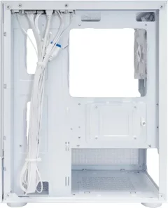 Корпус для компьютера 1stPlayer MIKU Mi2-A ARGB / Mi2-A-WH-2FC7R-W-1FC7-W (белый, без БП) — фото 4