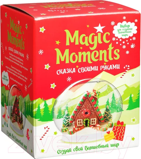 Набор для лепки Magic Moments Волшебный шар. Пряничный домик / mm-28
