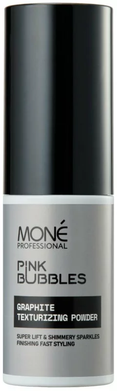 Текстурирующая пудра для волос Mone Professional с эффектом мерцания (8г, графит) — фото 1