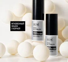 Текстурирующая пудра для волос Mone Professional с эффектом мерцания (8г, графит) — фото 6