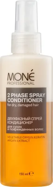 Спрей для волос Mone Professional Двухфазный для сухих и поврежденных волос (150мл) — фото 9