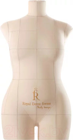 Манекен портновский Royal Dress Forms Monica+ стойка Милан (бежевый, размер 48) — фото 2