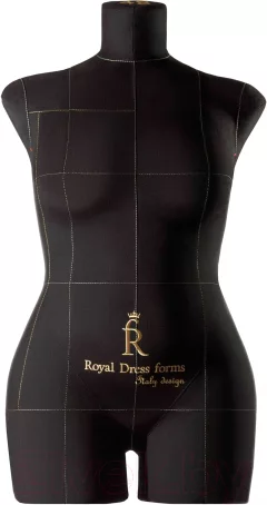 Манекен портновский Royal Dress Forms Monica+ стойка Милан (черный, размер 48) — фото 2