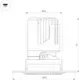 Точечный светильник Arlight MS-ARADO-TRIMLESS-R65-9W Warm3000 WH-WH 55 deg 230V / 052409 — фото 5