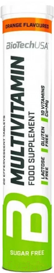 Мультивитаминный комплекс BioTechUSA Multivitamin Effervescent Tablets (20 таблеток, апельсин)
