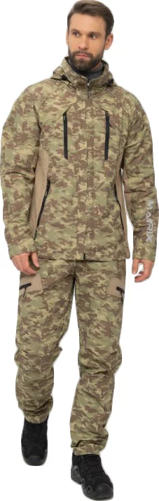 Костюм для охоты и рыбалки Huntsman Матрица КМФ MV23 Nylon Cotton Рип-Стоп (р.60-62/182-188)