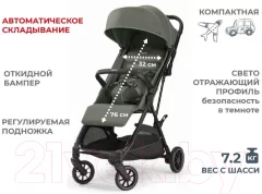 Детская прогулочная коляска Inglesina Now / AG84P0SPGRU (Sprint Green) — фото 2