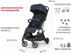 Детская прогулочная коляска Inglesina Now / AG84P0SSBRU (Splash Blue) — фото 7