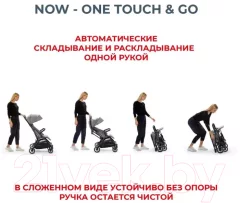 Детская прогулочная коляска Inglesina Now / AG84P0STBRU (Shot Beige) — фото 5
