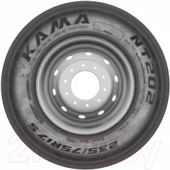 Грузовая шина KAMA NT 202 235/75R17.5 143/141J M+S Прицепная — фото 3